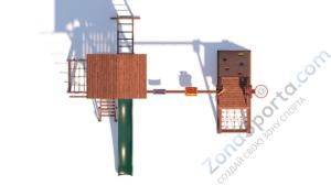 Детская площадка CustWood Family F11