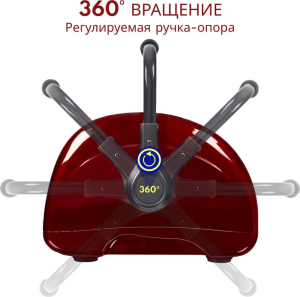 Массажёр для стоп и лодыжек Блаженство Комфорт, красный