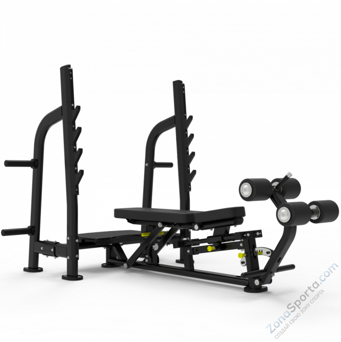 Олимпийская скамья с регулируемым углом наклона Impulse ITF8201