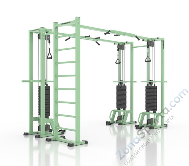 Реабилитационная рама и шведская стенка Iron King IK41