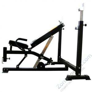 Силовая скамья со стойками DFC Powergym BN014
